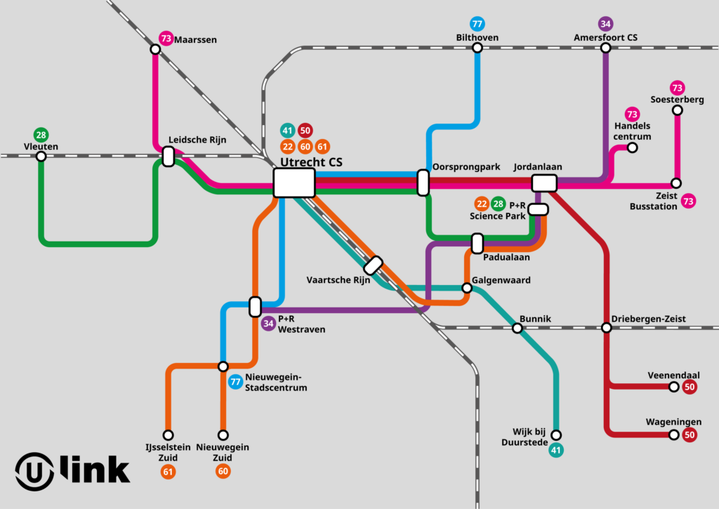 De eerste eigen U-link kaart.